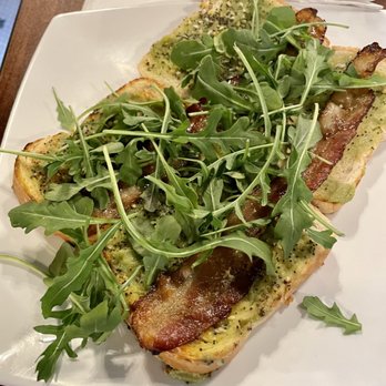 Lancaster Coffee Company & Cafe - Avocado toast with bacon - American Near Me - Lancaster, New York Lancaster Coffee Company & Cafe - Avocado toast with bacon - American Near Me - Lancaster, New York