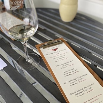 Arrowood Vineyard & Winery - menu and wine glass - Wineries Near Me - Glen Ellen, California Arrowood Vineyard & Winery - menu and wine glass - Wineries Near Me - Glen Ellen, California