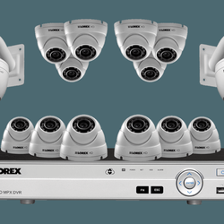 16ch 1080P System with 12 Turret Style &  2 PTZ cameras.  $1999.99