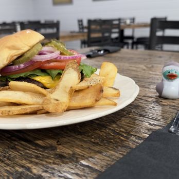 Two Bills Steakhouse  - Burger and fries! - Steakhouses Near Me - Clearwater, Nebraska