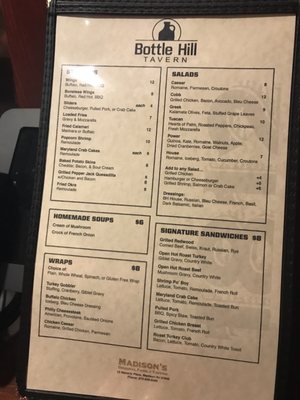 Menu photo 8 The Bottle Hill Tavern Madison, NJ Menu photo 8 The Bottle Hill Tavern Madison, NJ