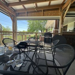 Tontitown Winery - Covered patio seating