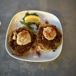Layla Mediterranean Grill And Mezze - Crab cake