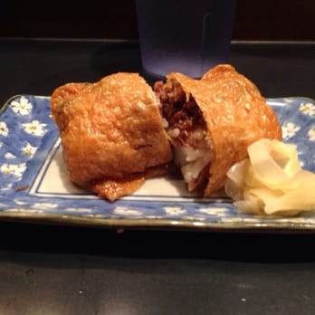 Sushi Bar Ajisai - Beef inari. Juicy and full of flavor. Yum. - Sushi Bars Near Me - Vancouver, British Columbia Sushi Bar Ajisai - Beef inari. Juicy and full of flavor. Yum. - Sushi Bars Near Me - Vancouver, British Columbia