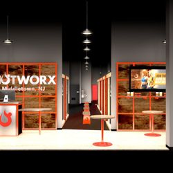 HOTWORX - Middletown - Our greeting area rendering!
