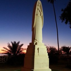 Statue of Santa Monica - Patron saint of City of Santa Monica. "Nevertheless, she persisted!"