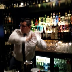 The Black Bar - Great barkeep at work.