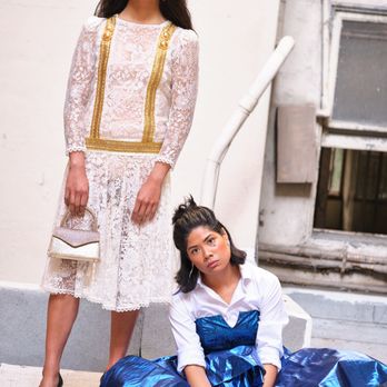 Quirk - 1970s Gunne Sax Dress and 1970s/80s disco glam blue lamé foil dress. - Used, Vintage & Consignment Near Me - Los Angeles, California Quirk - 1970s Gunne Sax Dress and 1970s/80s disco glam blue lamé foil dress. - Used, Vintage & Consignment Near Me - Los Angeles, California