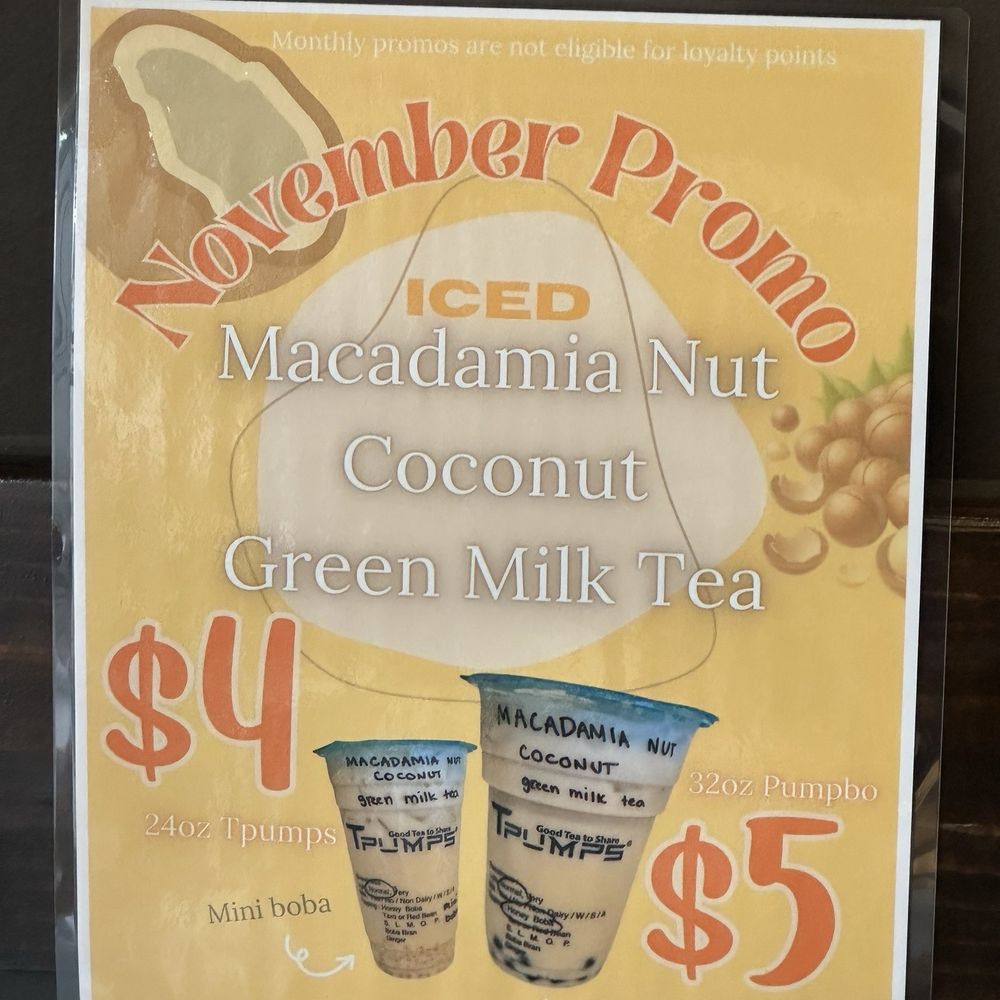 Tpumps - Pasadena - 2024 - Bubble Tea Near Me - Pasadena, California
