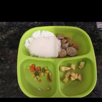 Smart Start Academy - Asked for a pic of the servings, this was sent through the app. Apples, frozen veggies, meatballs, and a heap of instant mashed potatoes. - Preschools Near Me - Jersey City, New Jersey Smart Start Academy - Asked for a pic of the servings, this was sent through the app. Apples, frozen veggies, meatballs, and a heap of instant mashed potatoes. - Preschools Near Me - Jersey City, New Jersey