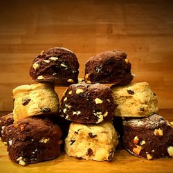Soup's On and The Cake Lady - Fruit & chocolate scones