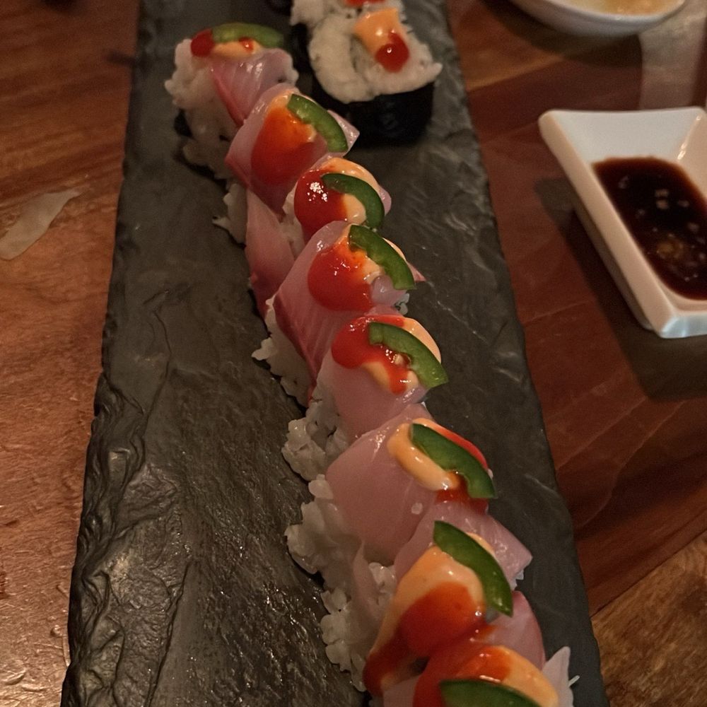 Kibatsu - Spicy Scallop Maki and Sayonara Roll - Sushi Bars Near Me - San Francisco, California Kibatsu - Spicy Scallop Maki and Sayonara Roll - Sushi Bars Near Me - San Francisco, California