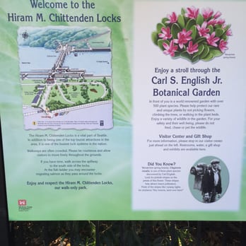 Hiram M Chittenden Locks - Sign in the entrance to the locks! - Landmarks & Historical Buildings Near Me - Seattle, Washington Hiram M Chittenden Locks - Sign in the entrance to the locks! - Landmarks & Historical Buildings Near Me - Seattle, Washington