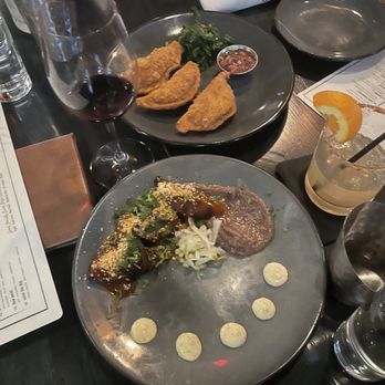Livery - Indianapolis - Plantains, chorizo empanadas with peach salsa - Latin American Near Me - Indianapolis, Indiana Livery - Indianapolis - Plantains, chorizo empanadas with peach salsa - Latin American Near Me - Indianapolis, Indiana