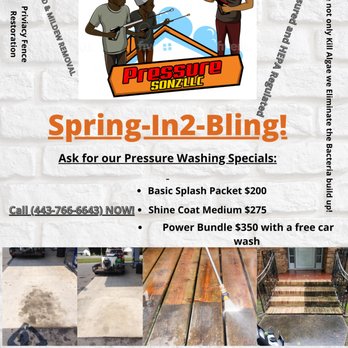 PressureSons - SPRING EARLY PACKAGES AVAILABLE SOON - Pressure Washers Near Me PressureSons - SPRING EARLY PACKAGES AVAILABLE SOON - Pressure Washers Near Me