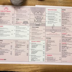 MoschMosch - Menu