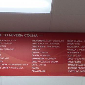Neveria Colima - Ice Cream & Frozen Yogurt Near Me - San Lorenzo, California