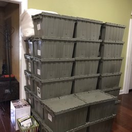Packed up and ready to go