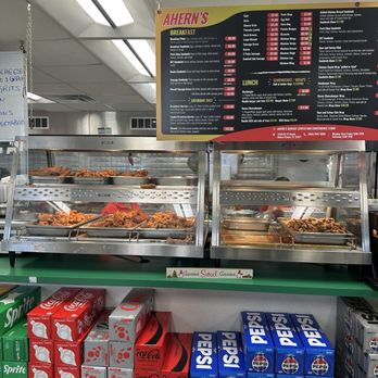 Ahern's Bp Shop - Huge tray of fried bone in pork chops came out right after this pic was taken. Bone in pork chops. In a gas station. Crazy - Convenience Stores Near Me - Moore Haven, Florida