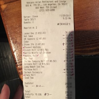 Wokcano - Our waiter failed to separate the check.. 30 minutes later we figured it out - Chinese Near Me - Los Angeles, California Wokcano - Our waiter failed to separate the check.. 30 minutes later we figured it out - Chinese Near Me - Los Angeles, California