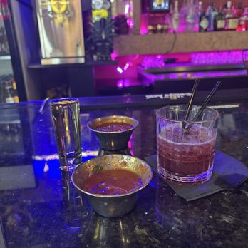 Tequila Bar & Grill - Dont know the name of the drink but I got a shot on the side couldnt taste any alcohol . Order some food - Mexican Near Me - Round Rock, Texas