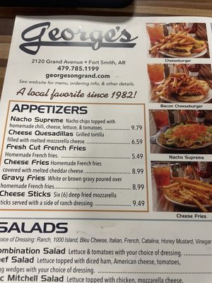 Menu photo 5 George's Restaurant Fort Smith, AR Menu photo 5 George's Restaurant Fort Smith, AR
