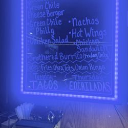 Club Gas - Menu