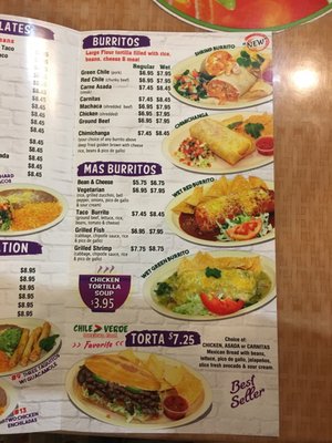 Menu photo 6 Chile Verde Redondo Beach, CA