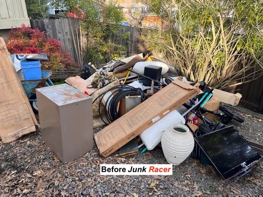 Junk removal - no problem! - Customer needed help last minute to remove some garage cleanout items. They were'nt able to be on site, no problem. We provided pictures and did the job without the customer being on site. Professional and thorough!