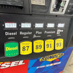 Sunoco - Prices as of 4/15/22