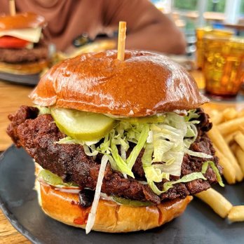 King Taps - Nashville hot chicken sandwich - Canadian (New) Near Me - Toronto, Ontario King Taps - Nashville hot chicken sandwich - Canadian (New) Near Me - Toronto, Ontario