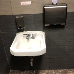 Chevron - Women's bathroom. Very clean.