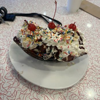 Rick's Dessert Diner - Banana Split - Desserts Near Me - Sacramento, California Rick's Dessert Diner - Banana Split - Desserts Near Me - Sacramento, California