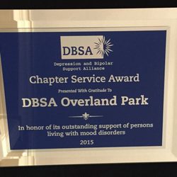 Depression Bipolar Support Alliance - 2016 Large Chapter Award Winner (out of 300 chapters nationwide)