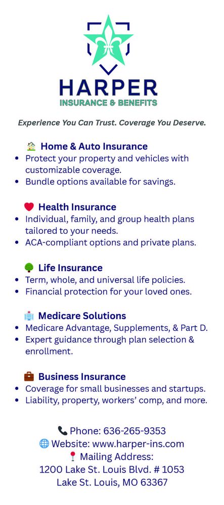 Harper Insurance & Benefits - social services organization in Lake St Louis, MO