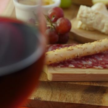 Bistro 102 - Surprising red wine and Cheese & Charcuterie platter - Breakfast & Brunch Near Me - Miami, Florida