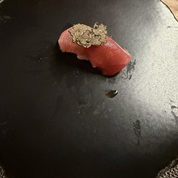 Koete Omakase - Chi toro with fresh black truffle - Sushi Bars Near Me - New York, New York Koete Omakase - Chi toro with fresh black truffle - Sushi Bars Near Me - New York, New York