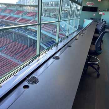 Fenway Park - Inside the Press Box! - Stadiums & Arenas Near Me - Boston, Massachusetts Fenway Park - Inside the Press Box! - Stadiums & Arenas Near Me - Boston, Massachusetts