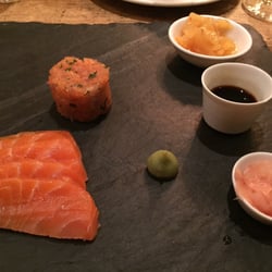 Wielandstuben - Zweierlei vom Lachs! Super lecker!!