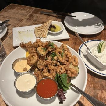 Village Taverna - Fried Calamari - Greek Near Me - New York, New York Village Taverna - Fried Calamari - Greek Near Me - New York, New York