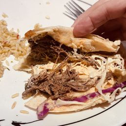 Tacos with brisket Tacos with brisket