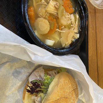 Portland Kettle - 1/2 Oven-Roasted Turkey Breast Sandwich Combo and Chicken Noodle Soup - Soup Near Me - Portland, Oregon Portland Kettle - 1/2 Oven-Roasted Turkey Breast Sandwich Combo and Chicken Noodle Soup - Soup Near Me - Portland, Oregon