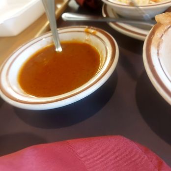 Underwood's Cafeteria - Bbq sauce....I think it's remnants from the bean juice. - Barbeque Near Me - Brownwood, Texas