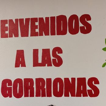 Las Gorrionas - Sign inside - Mexican Near Me - El Paso, Texas
