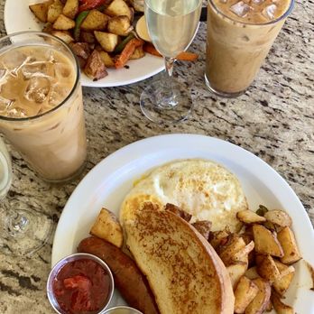 Rabalais' Bistro - Breakfast: Cajun Sunrise & Soft Shell Crab Benedict; Plus mimosas & iced lattes! YUM :) - Bakeries Near Me - Santa Paula, California Rabalais' Bistro - Breakfast: Cajun Sunrise & Soft Shell Crab Benedict; Plus mimosas & iced lattes! YUM :) - Bakeries Near Me - Santa Paula, California