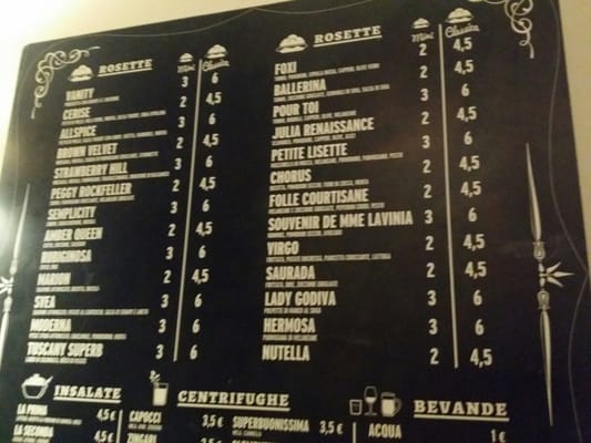 Menu photo 3 Zia Rosetta Rome, RM Menu photo 3 Zia Rosetta Rome, RM