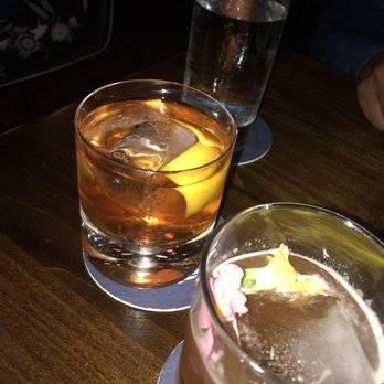 The Consulate - Consulate Elixir (their version of an old fashion). El Navegador ( Spanish style gin and tonic) - Specialty Food Near Me - Atlanta, Georgia