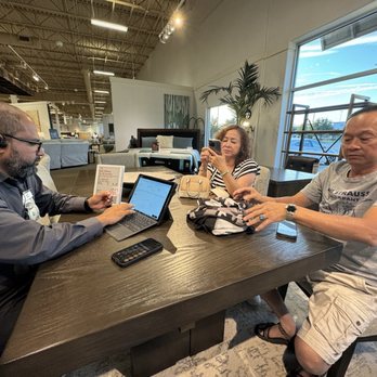 Ashley Store - This staff is very nice to us. We took a full sofa, a king bed and a full dining table very happy, thanks!! - Furniture Stores Near Me - Fort Worth, Texas Ashley Store - This staff is very nice to us. We took a full sofa, a king bed and a full dining table very happy, thanks!! - Furniture Stores Near Me - Fort Worth, Texas