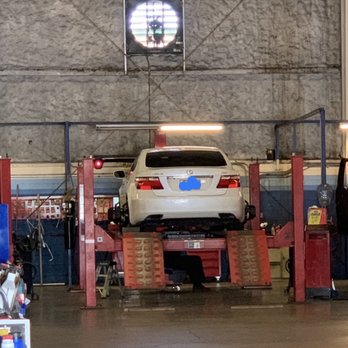 Island Brake & Alignment - My car on the wheel alignment rack. - Tires Near Me - Aiea, Hawaii