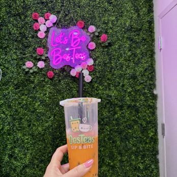 BesTeas Sip & Bite - IG photo background - Bubble Tea Near Me - Baton Rouge, Louisiana